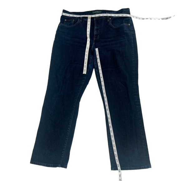 LRL Lauren Jeans Co Distressed Straight Leg Jeans Size 14 Wide Women’s - Picture 4 of 4